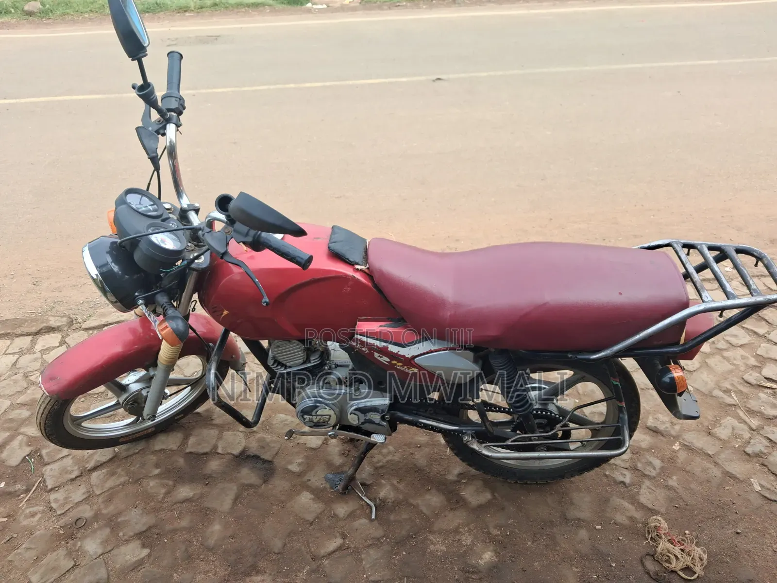 TVS XL 100 2020 Red
