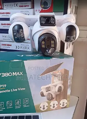 4G 4-Lens SIM Card Solar Security Camera
