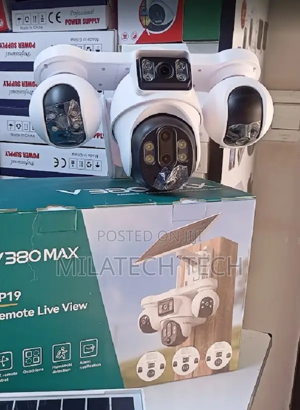 4G 4-Lens SIM Card Solar Security Camera