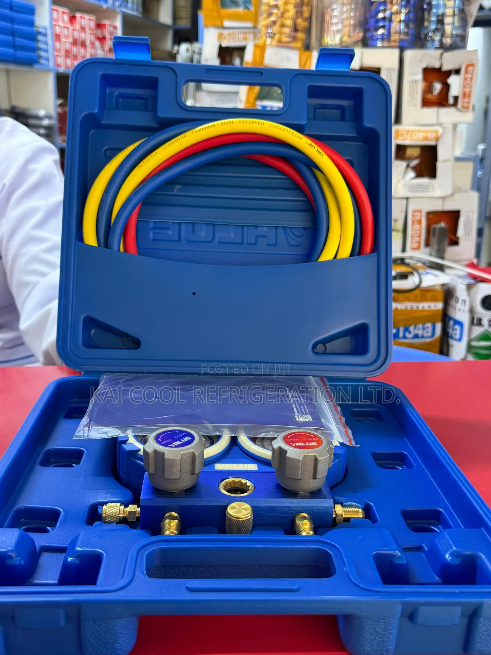 Refrigeration Manifold Gauge Set – AC HVAC Service Tool (VALUE)