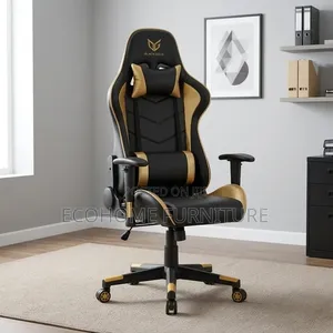 Gaming Chair – Black Gold Ergonomic Executive Recliner