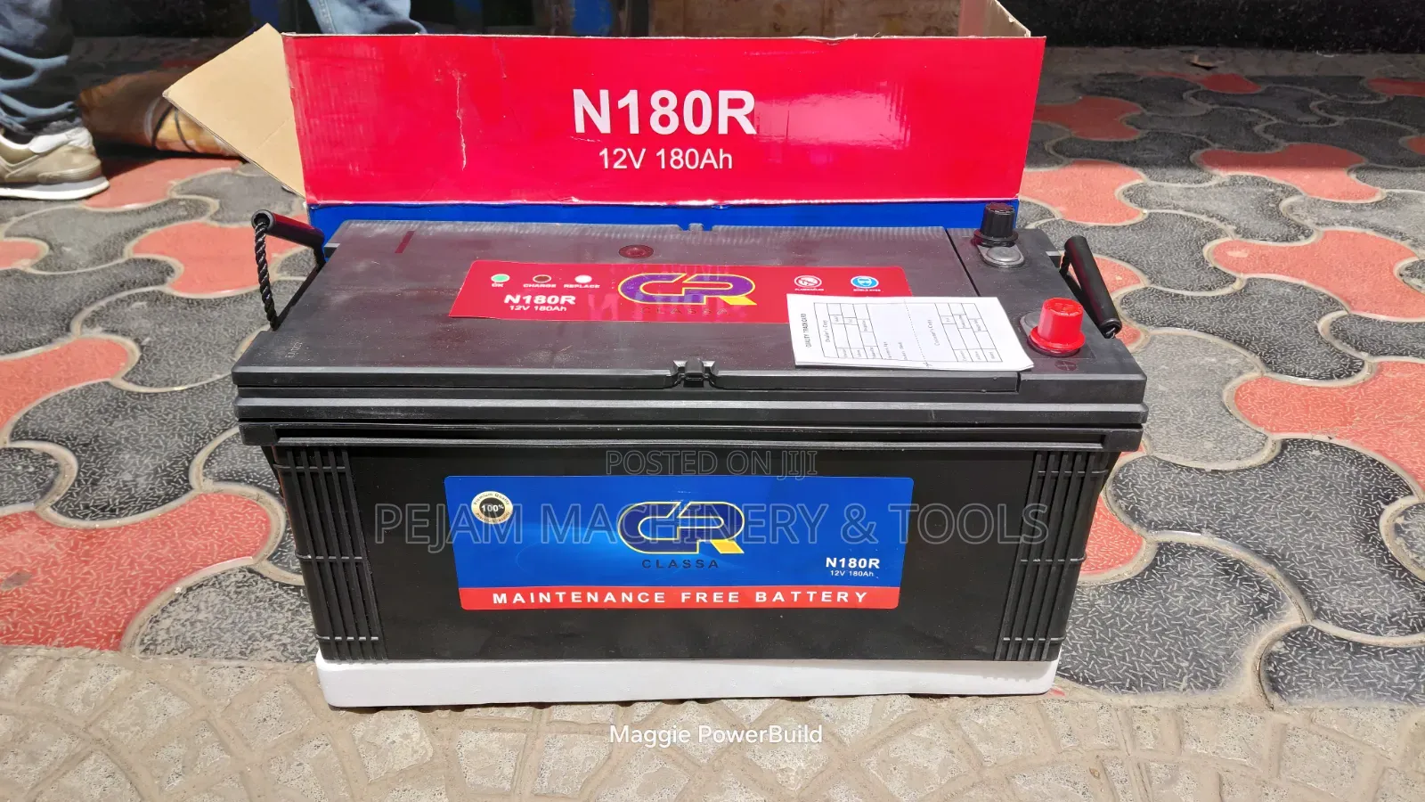 CR N180R a Heavy-Duty 12V 180Ah Maintenance-Free Automotive Battery