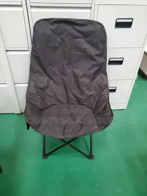 High Nack Foldable Camping Moon Chair