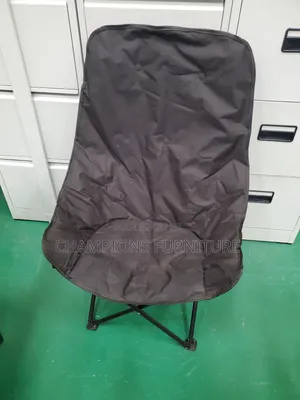 High Nack Foldable Camping Moon Chair