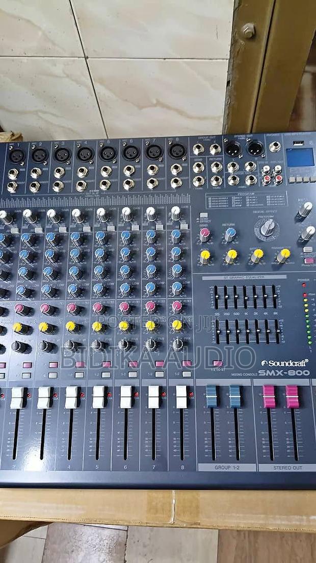 Soundcraft SMX800 8-Mic/Line Audio Mixer With USB Media Player