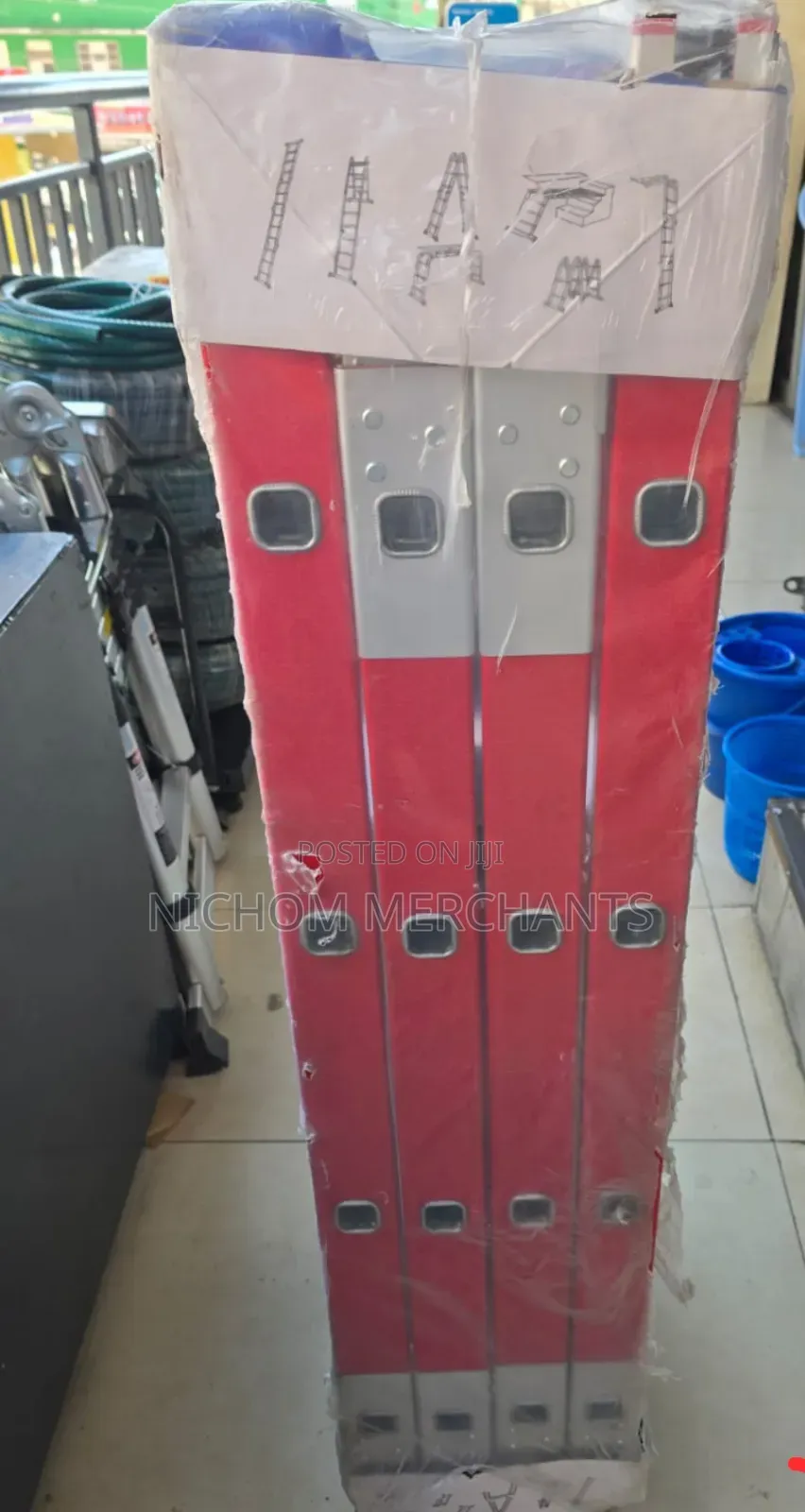 4×4 Fiberglass Multipurpose Ladder/4.8m Fiberglass Ladder