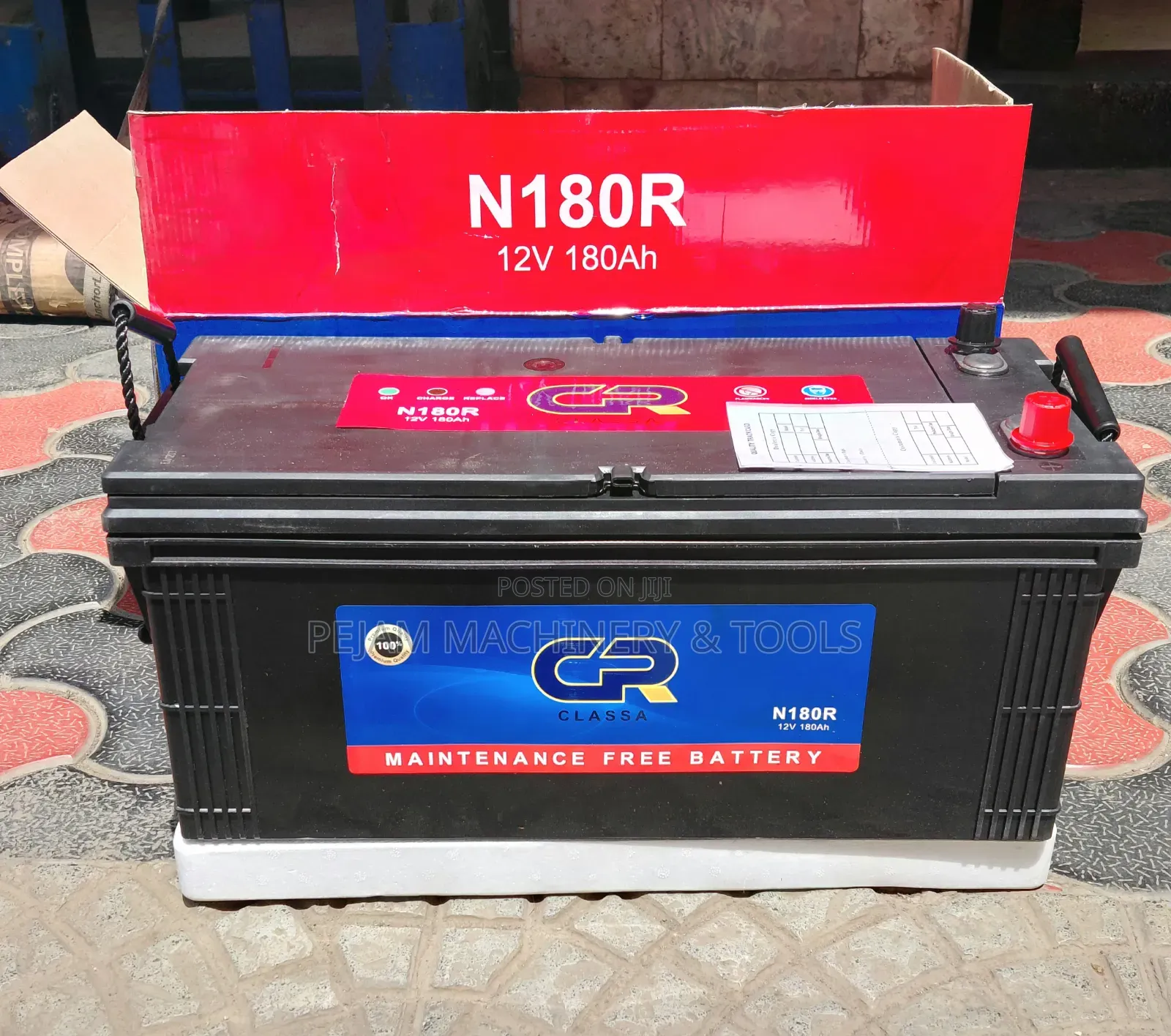 N180R 12V 180Ah CR Car Battery