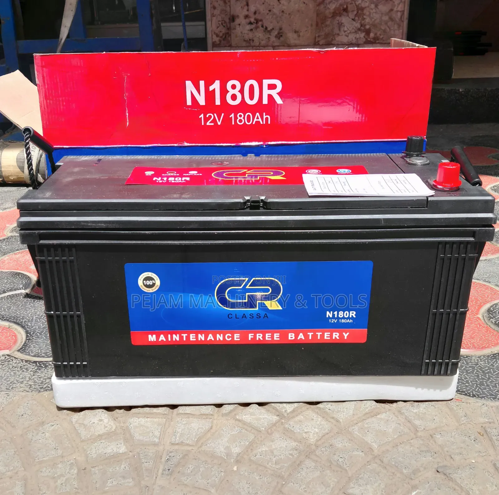 N180R 12V 180Ah CR Car Battery