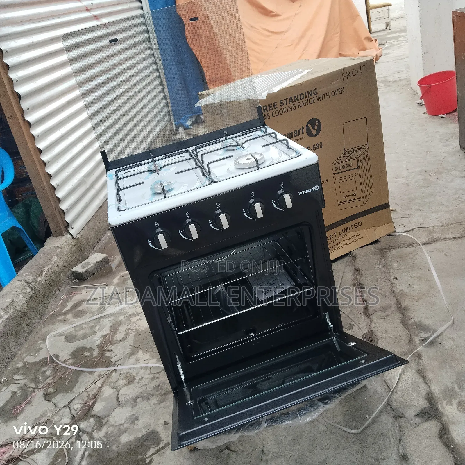 With Best Gas Oven Black Volsmart Full Gas 4burner Cooker