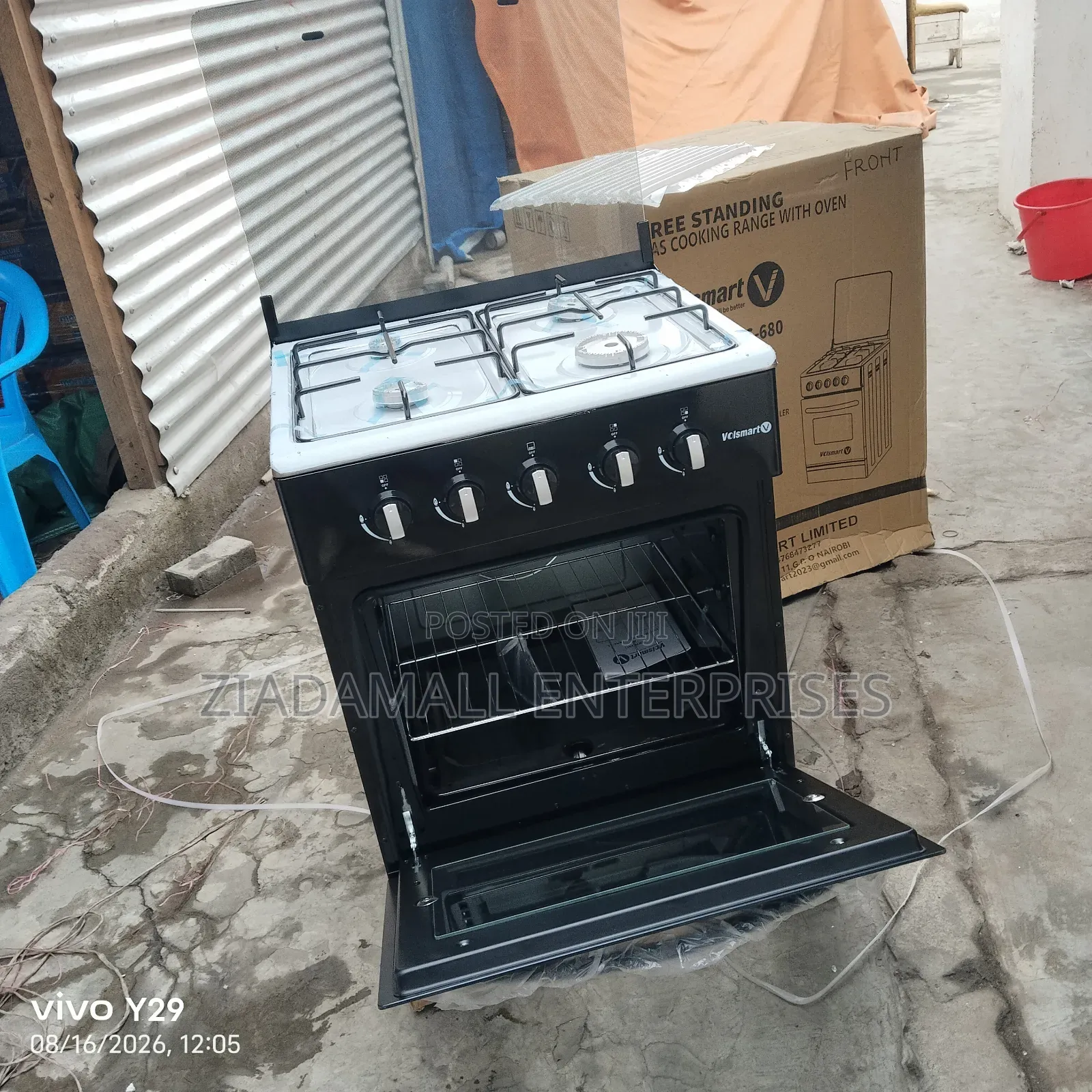 With Best Gas Oven Black Volsmart Full Gas 4burner Cooker