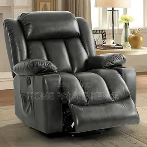 Recliner Sofa; Comfortable Single Seater Recliner With Leather Finish