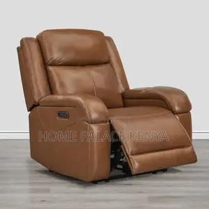 Recliner Sofa; Comfortable Single Seater Recliner With Leather Finish