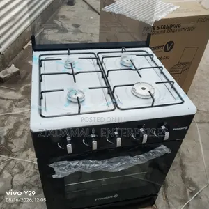 Oven With Lights - Volsmart 4burner Kitchen Standing Cooker