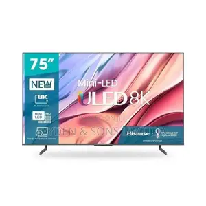 Hisense 75u80h 75" Smart Vidaa Uled Mini-Led TV