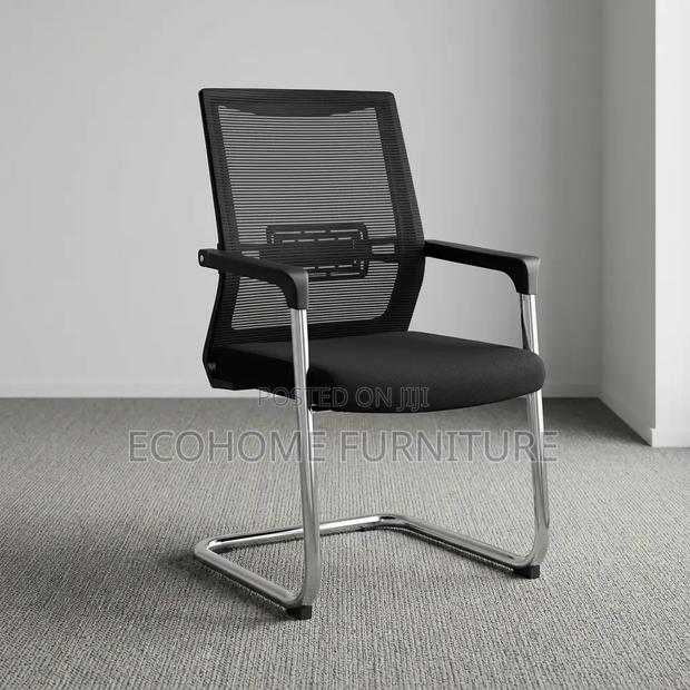 Visitor Chair – Mesh Office Chair With Chrome Cantilever Frame