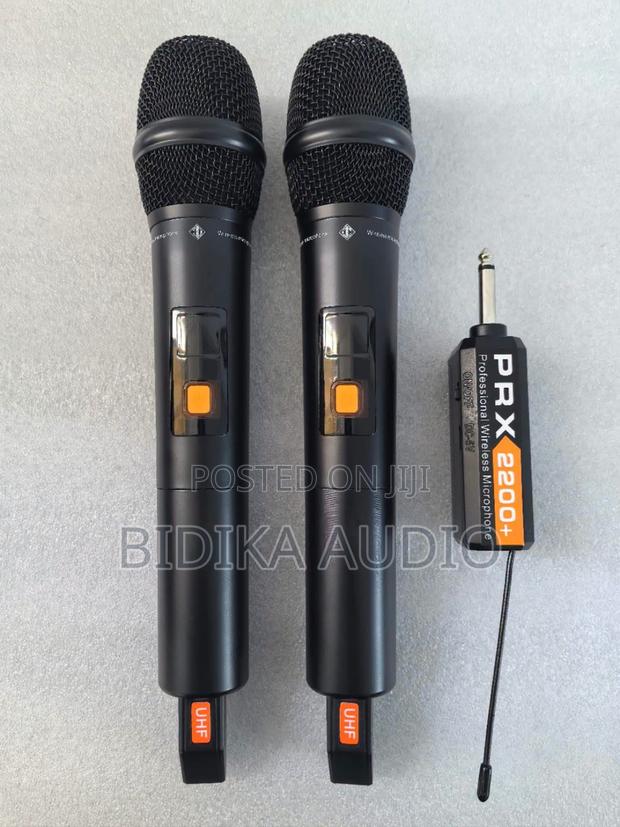 PRX 2200+ Professional Dual Handheld UHF Wireless Microphone System