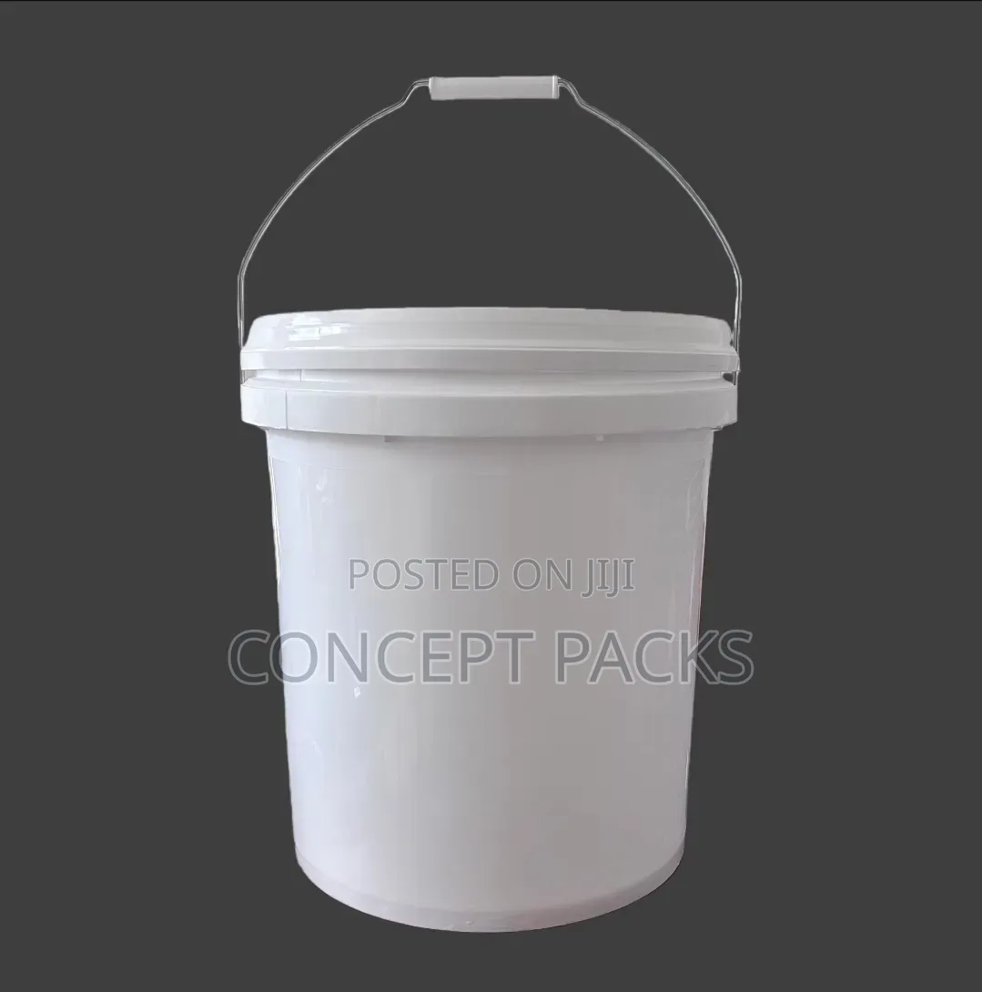10Litres Industrial White Bucket.