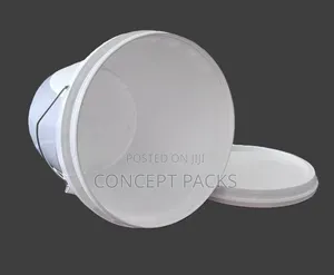 10Litres Industrial White Bucket.