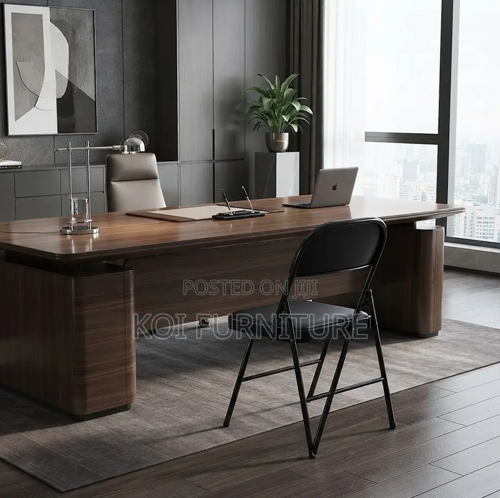 Office Chairs; Black Foldable Office Receptions Chair