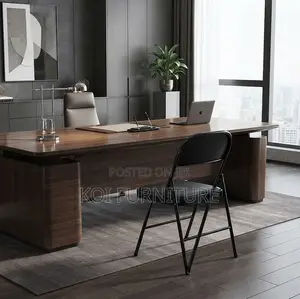 Office Chairs; Black Foldable Office Receptions Chair