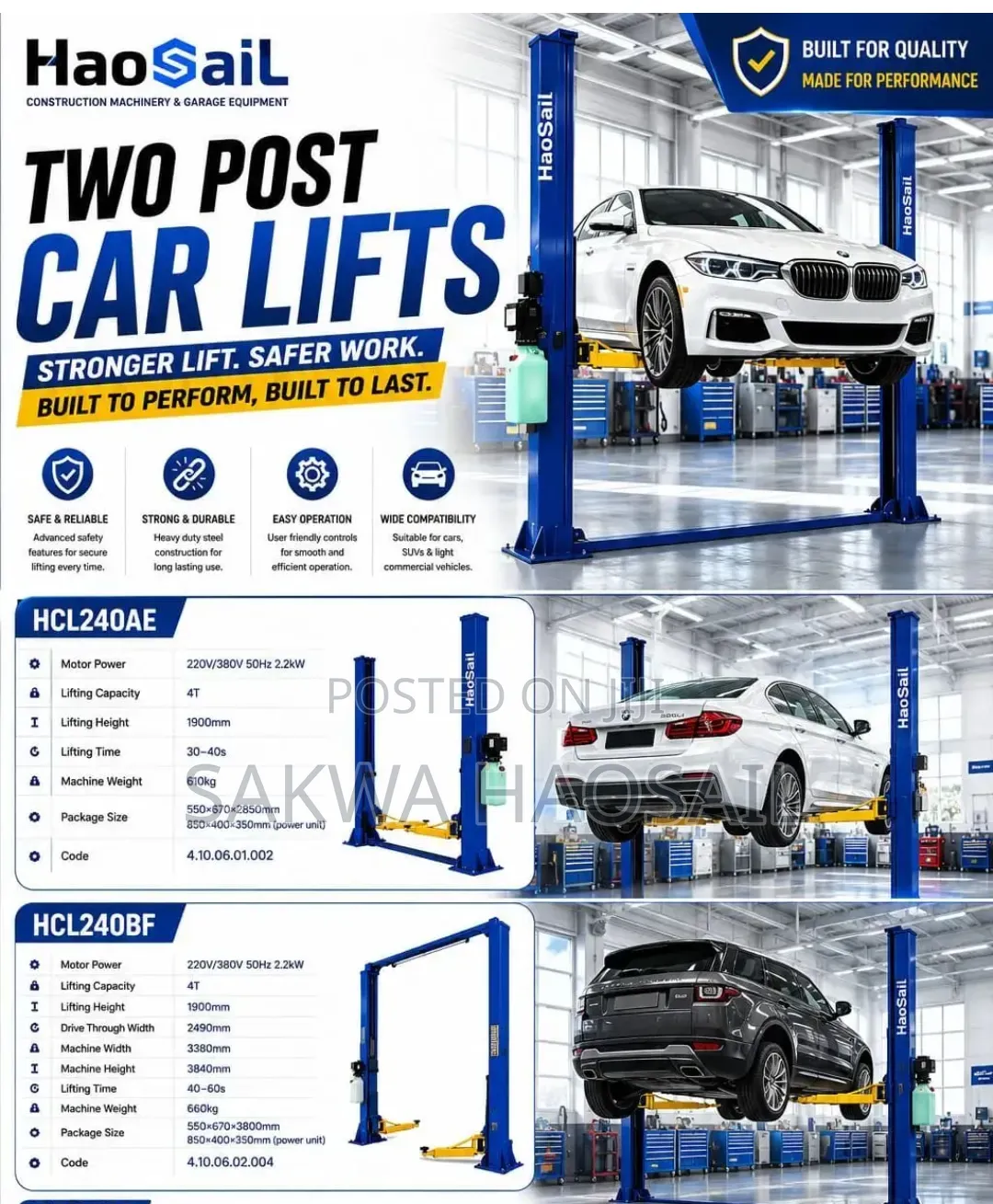 Two Post Hoist