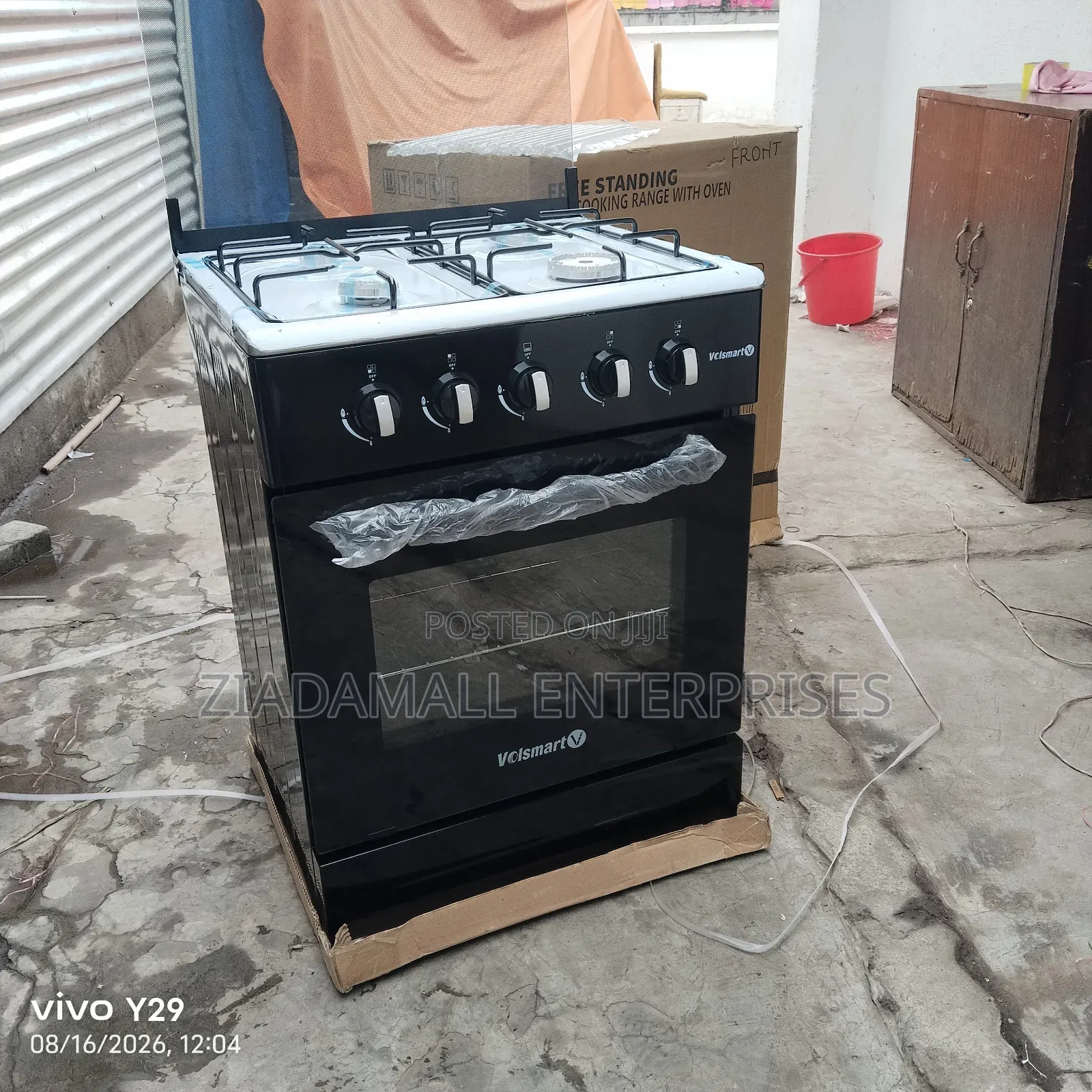 With Oven 55by55 Gas Cooker. Four Burner