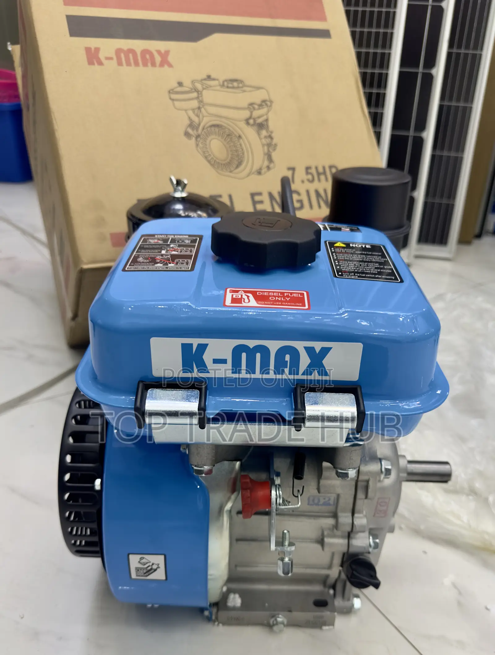 Reliable K-Max Agricultural Diesel Engine 7.5HP 2900rpm