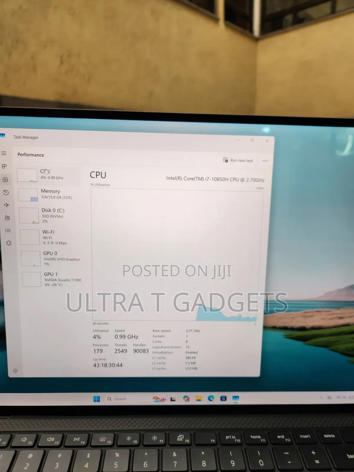 Laptop Dell Precision 5550 16GB Intel Core i7 SSD 512GB