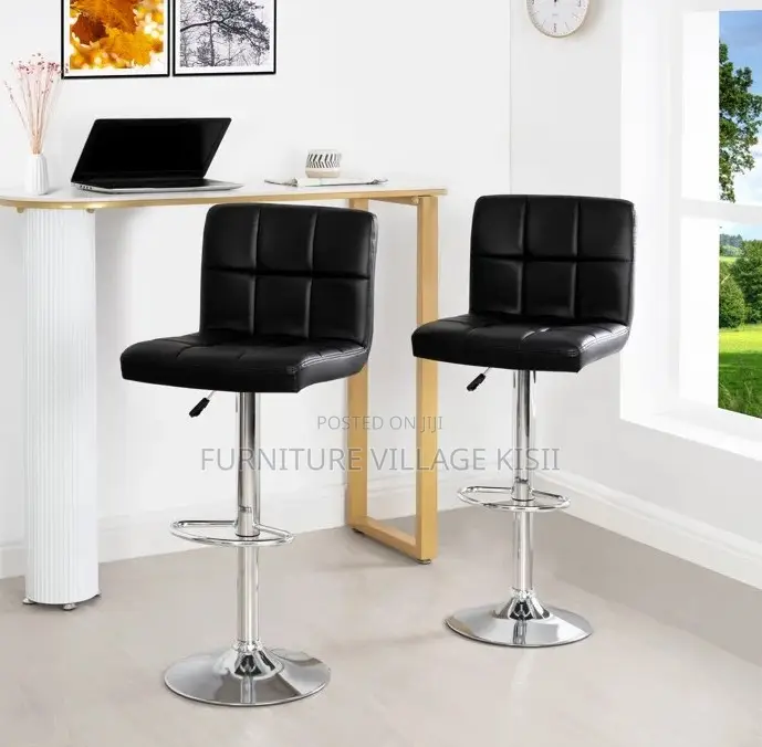 Office Furniture: Adjustable Height Barstool