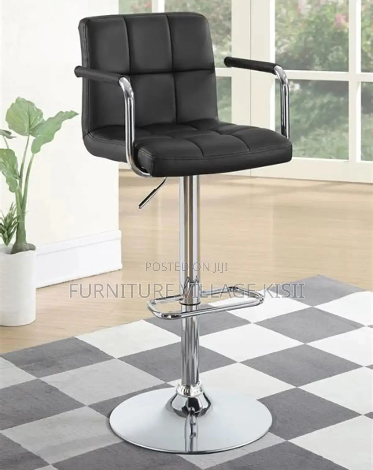 Office Furniture: Adjustable Height Barstool