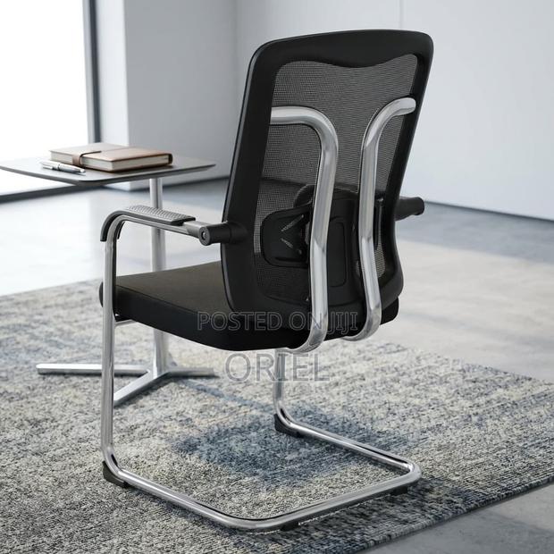 Office Chair : Chrome Sled-Base Office Waiting Chair - thumbnail 10