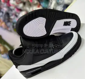 Jordan 3 Fragments Black N White