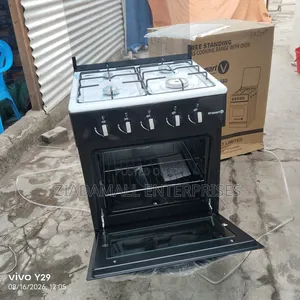 With Oven Grill Ecomax Full Gas Standing Cooker. 4burner