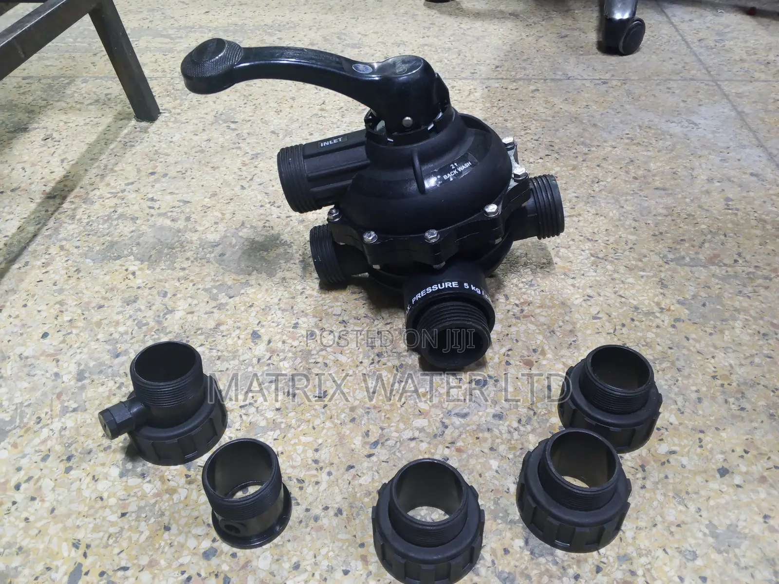 Multiport Valve for Water Filtration Systems