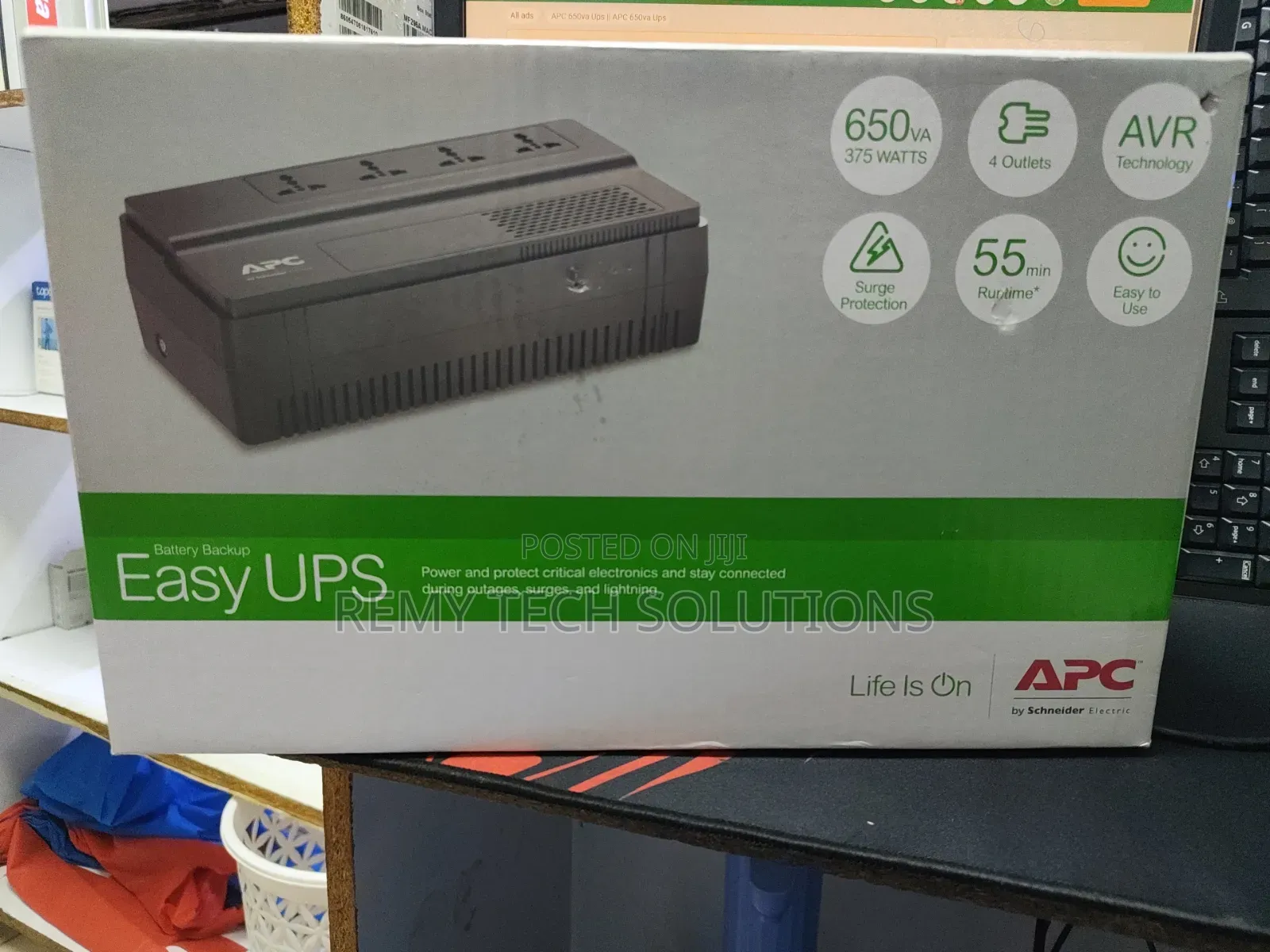 APC Bv650i-MSX 650va Back Up Ups