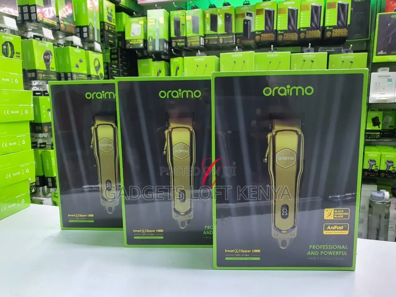 Oraimo Smart Clipper 2 Gold OPC-CL30G Bcordless Hair Clipper