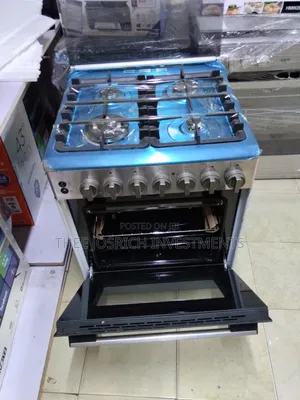 Haier 4 Burner Cooker With Heavy Cast Iron ,Gas Sensors Turbo Fan