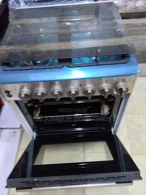 Haier 4 Burner Cooker With Heavy Cast Iron ,Gas Sensors Turbo Fan