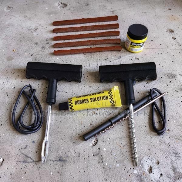 Professional Grade Portable Tubeless Tire Repair Tool Kits