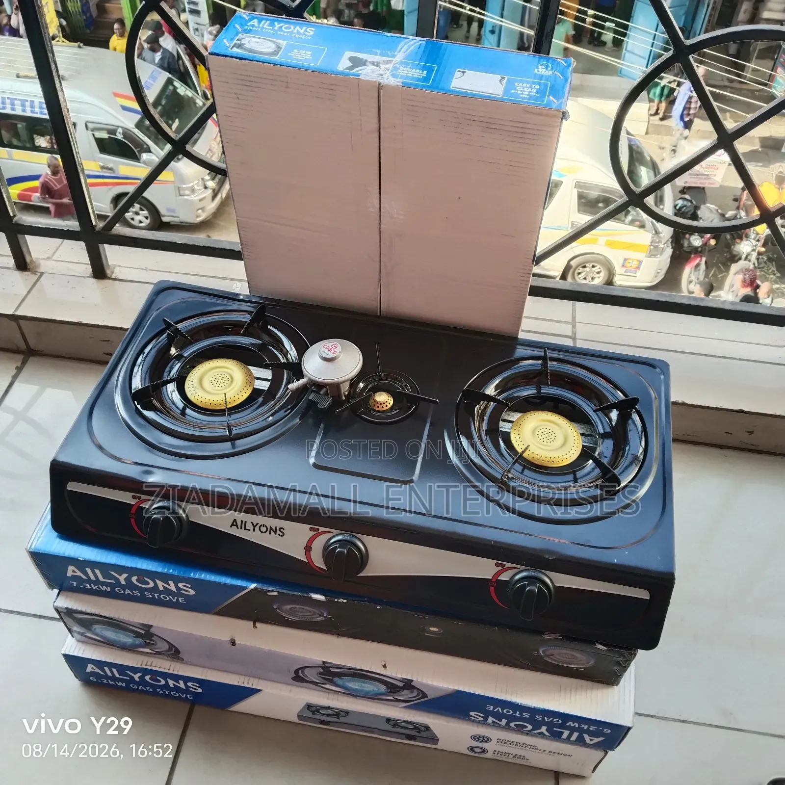 Stainless 3burner Cooker. Table Top