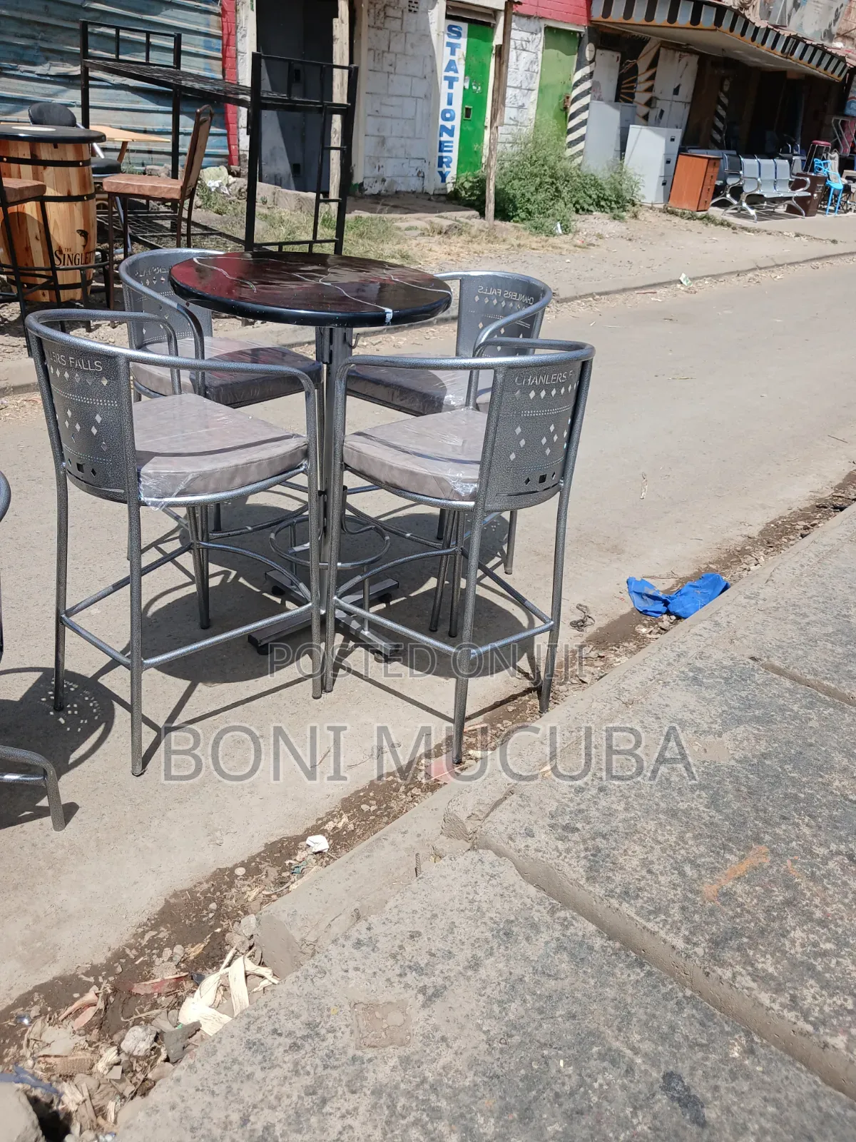 High Stools Ad Tables