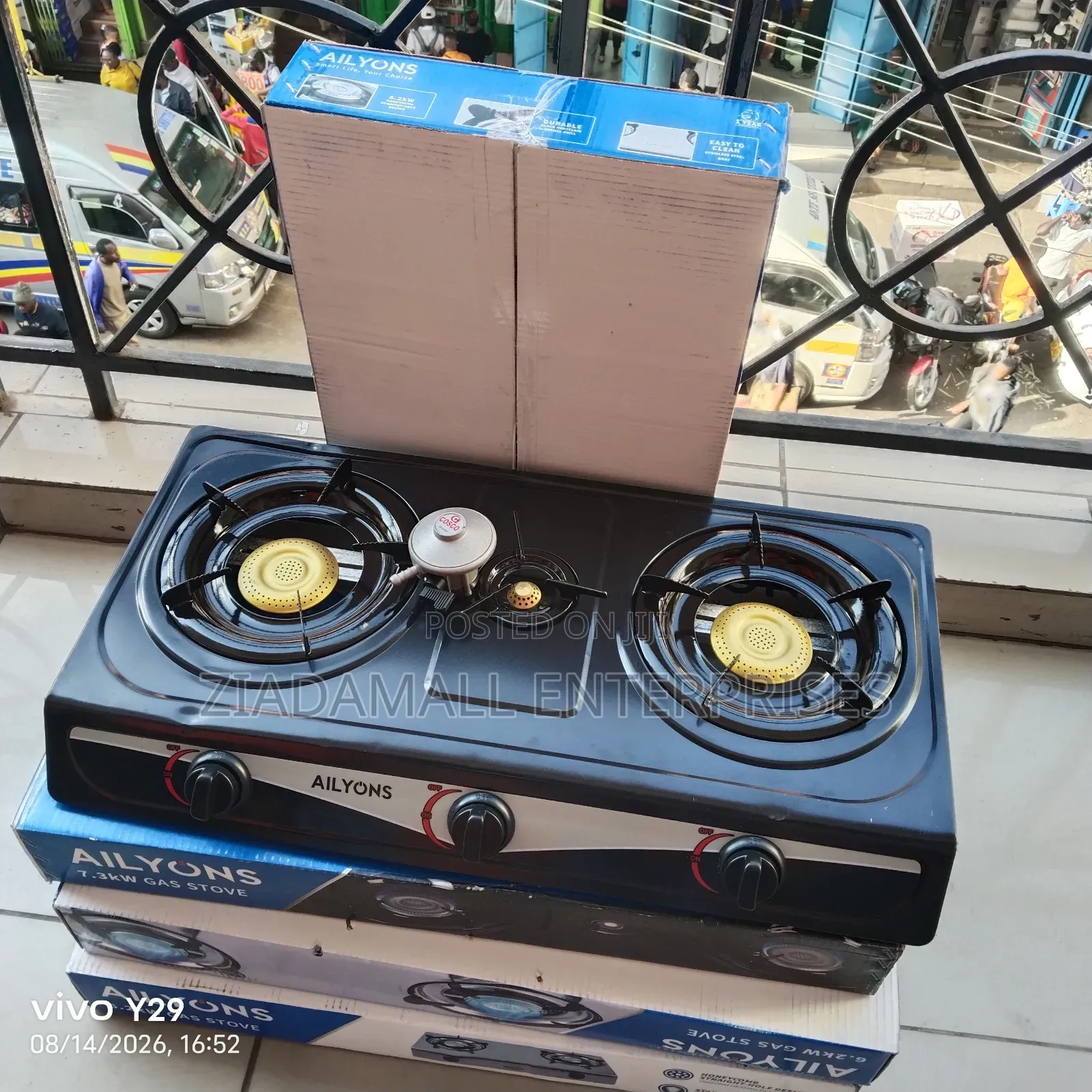 Complete Cooker. 3burner Gas Cooker