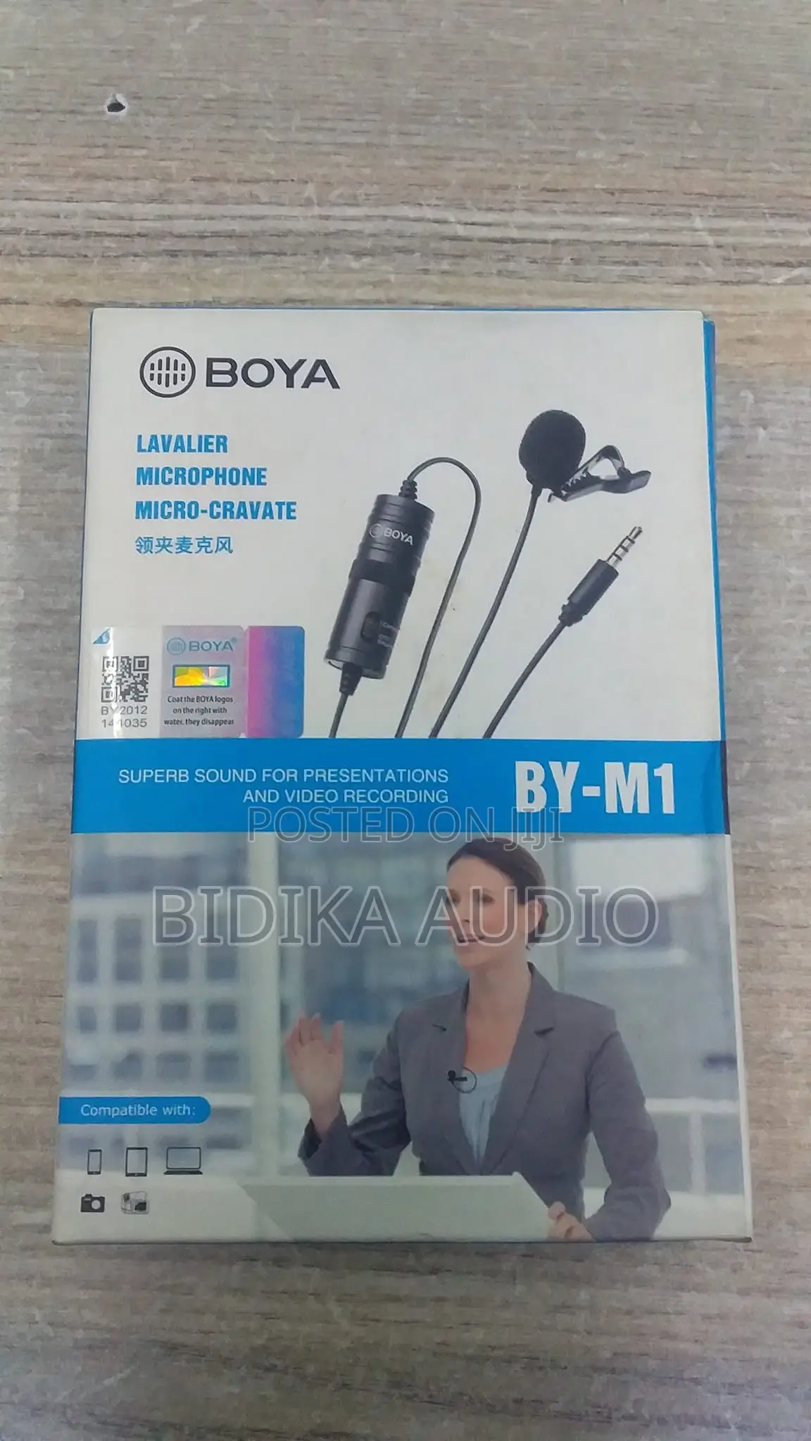 BOYA BY-M1 Universal Clip-on Lapel Mic With 6-Meter Extended Audio