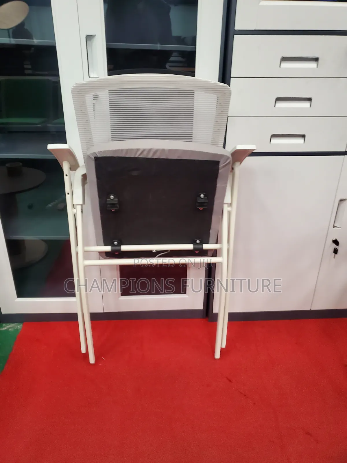 Grey Mesh Training/Visitors Chair