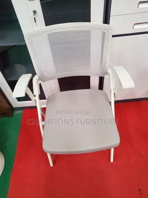 Grey Mesh Training/Visitors Chair
