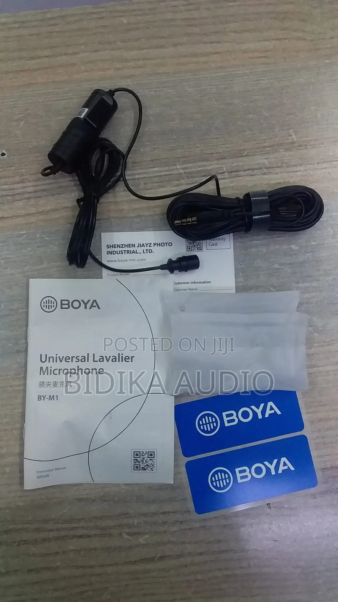 BOYA BY-M1 Universal Clip-on Lapel Mic With 6-Meter Extended Audio