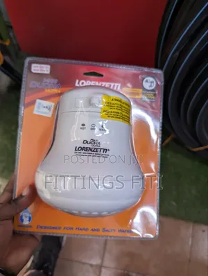 Lorenzetti 4-Temperature Shower Head – Fresh, Hard Salty Water