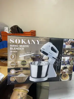 2-in-1 Versatile Design Hands-Free Stand Mixer