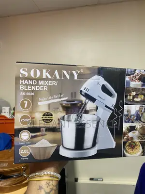 2-in-1 Versatile Design Hands-Free Stand Mixer