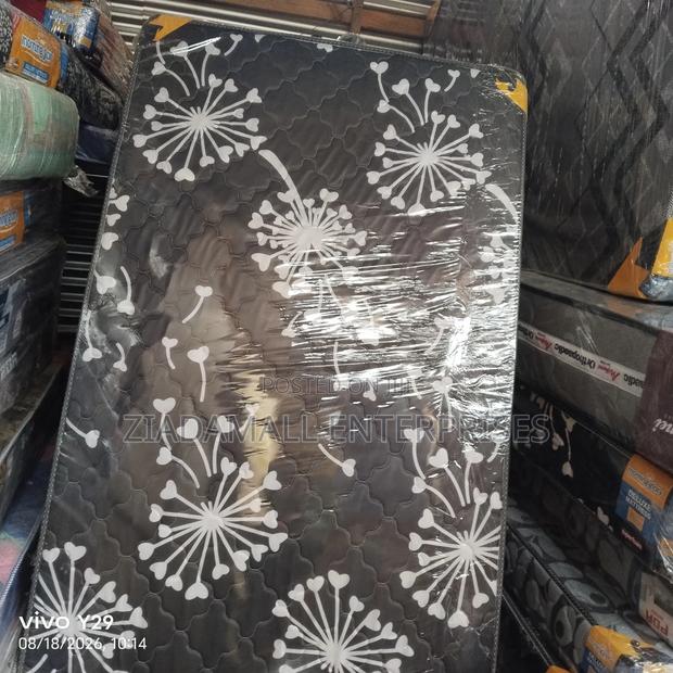 Colour Black 4by6 6inches Quilted Morning Glory Mattress
